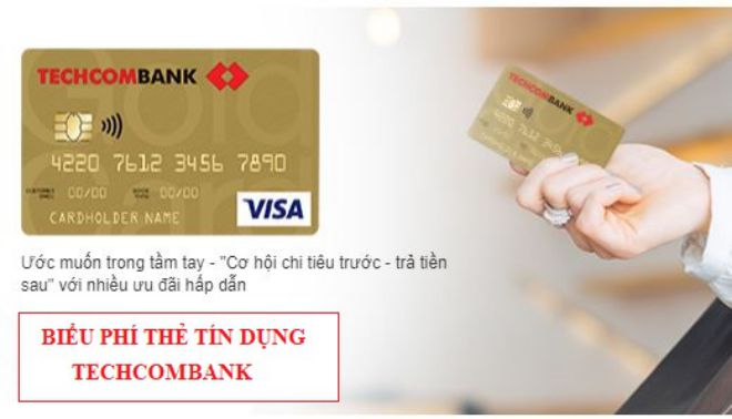 Biểu Thẻ Tín Dụng Techcombank 